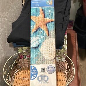 Diamond Dotz Crystal Shore Art Kit - Blue and Orange